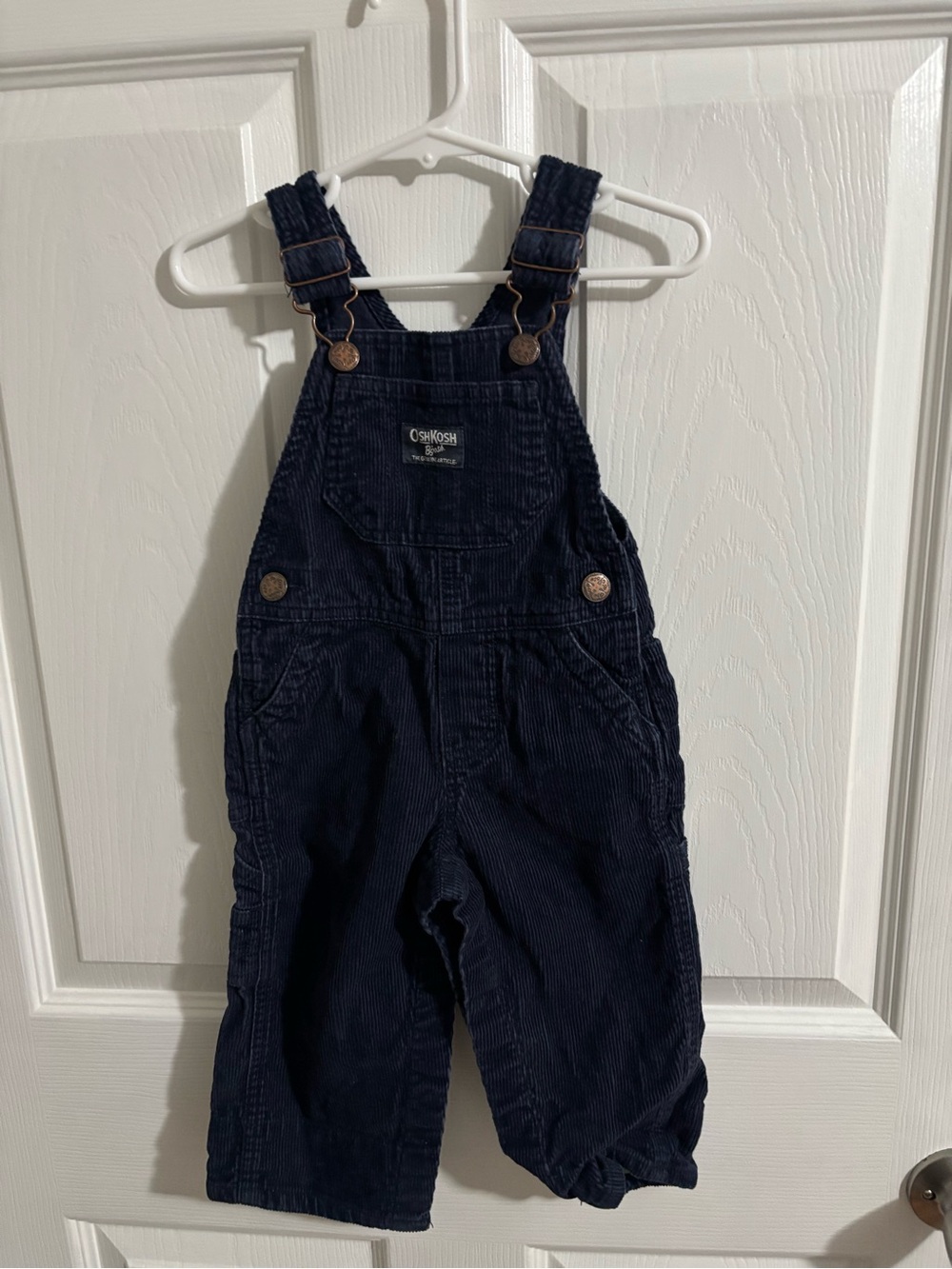 OshKosh B'gosh Dark Blue Corduroy Overalls